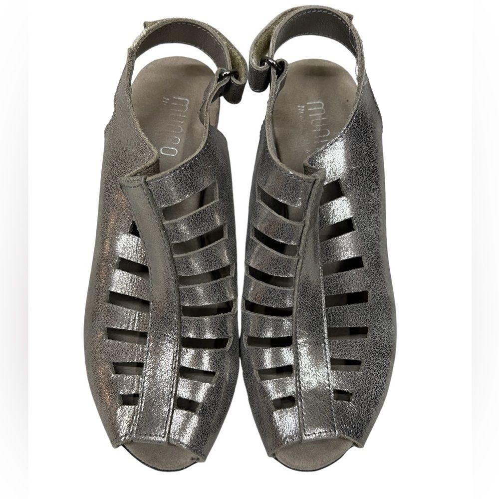 Munro Abby Metallic Shoes Sandals Size‎ 6